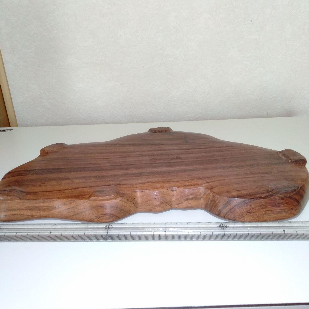 立派な水石　紫壇台付き　大型　１個