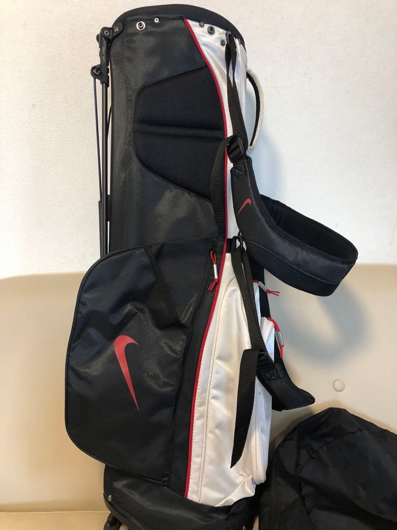 【送料込み】美品　ゴルフバッグ NIKE キャディーバッグ ツーショルダー