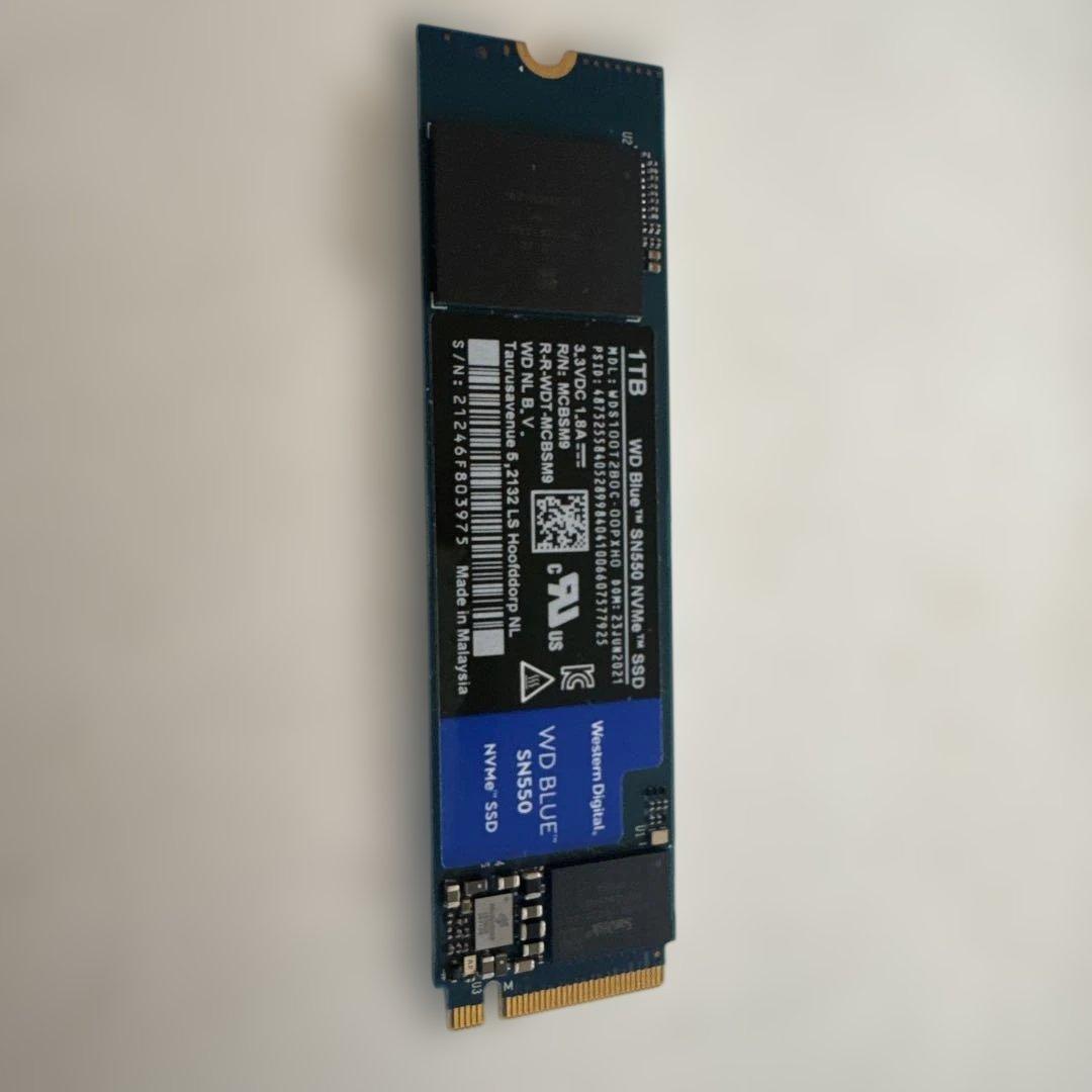 内蔵型SSD Western Digital SSD NVMe 1TB