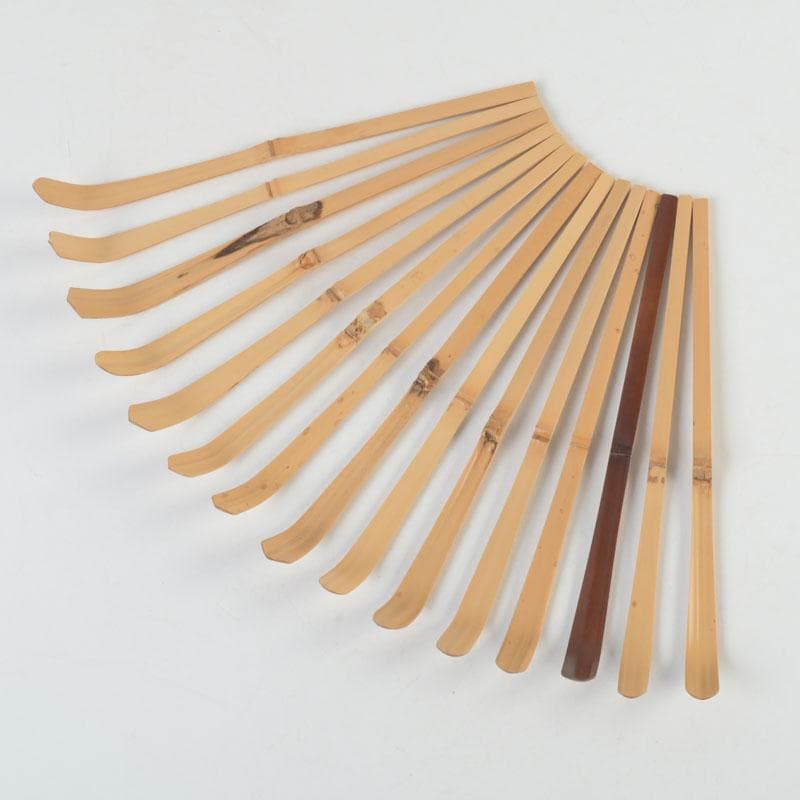 茶道具　茶杓師　影林宗篤作　歴代茶杓集　十五点揃　共箱　V　9882