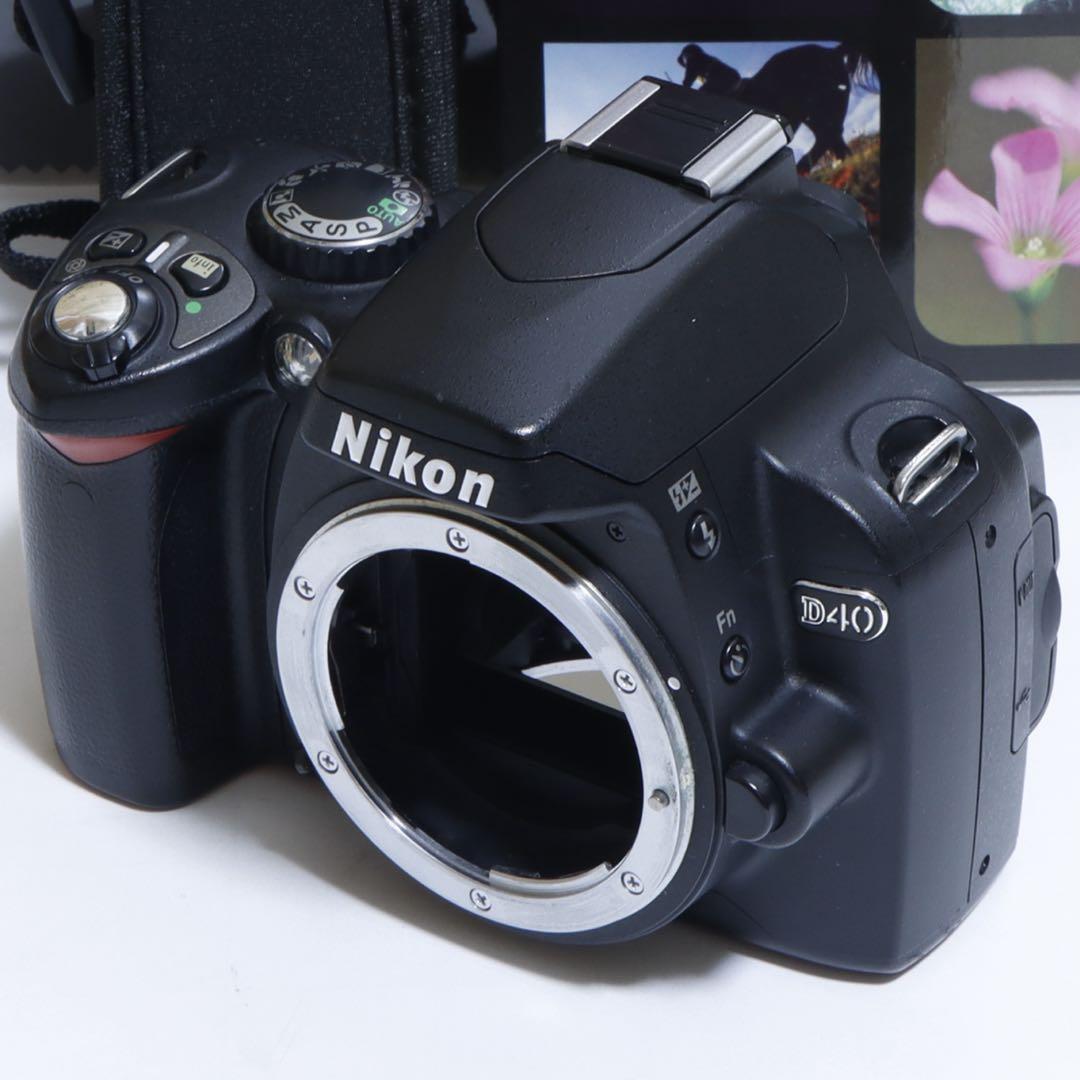 ★スマホに送れる一眼レフ★定番機!!★ Nikon D40セット