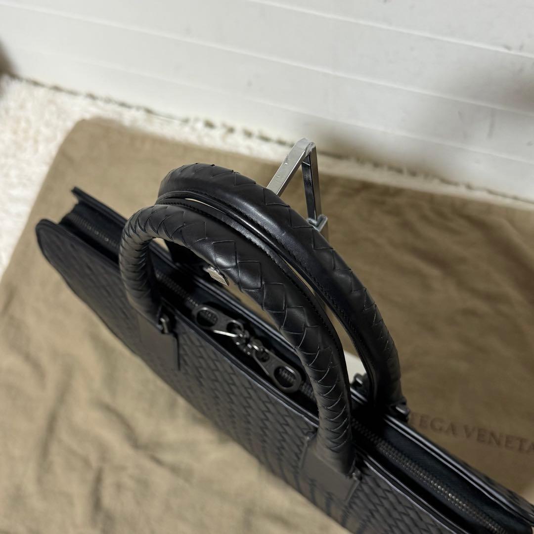 ⭐️新品未使用⭐️　ボッテガヴェネタ　イントレチャート　ブリーフケース　レザー