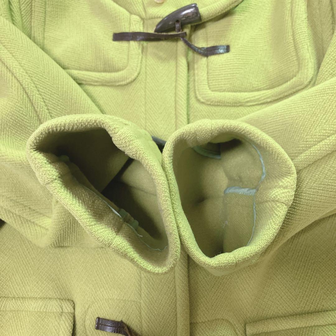 【希少色】OLD　ENGLAND ダッフルコート　ライム色　ヘリンボーン