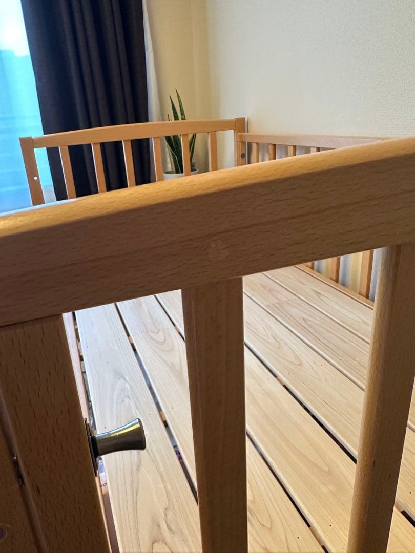 ベビーベッド　ツーオープン　ヤマサキ　標準サイズ