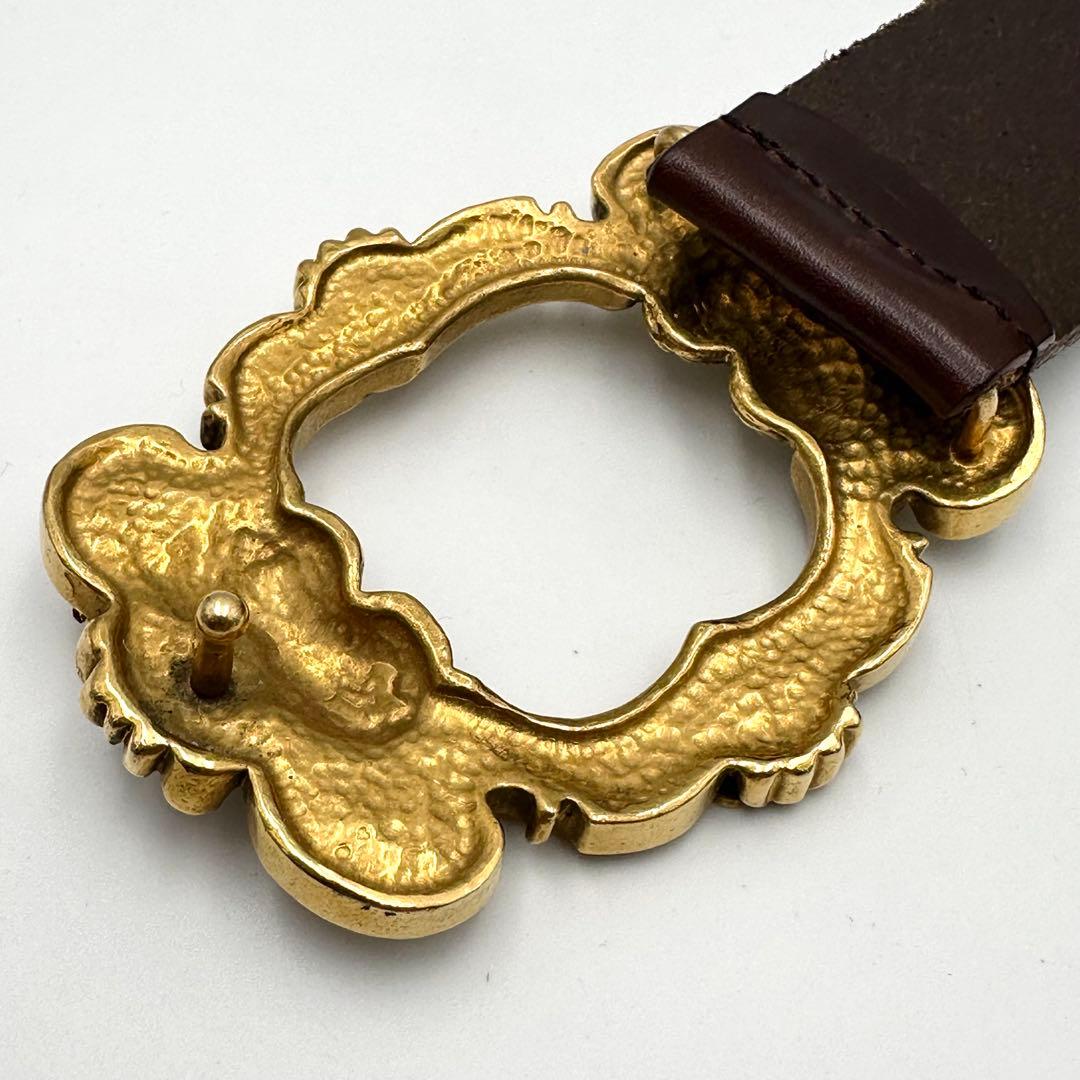 ドルチェ＆ガッパーナ D&G ロゴ ゴールド金具 ベルト ドルガバ