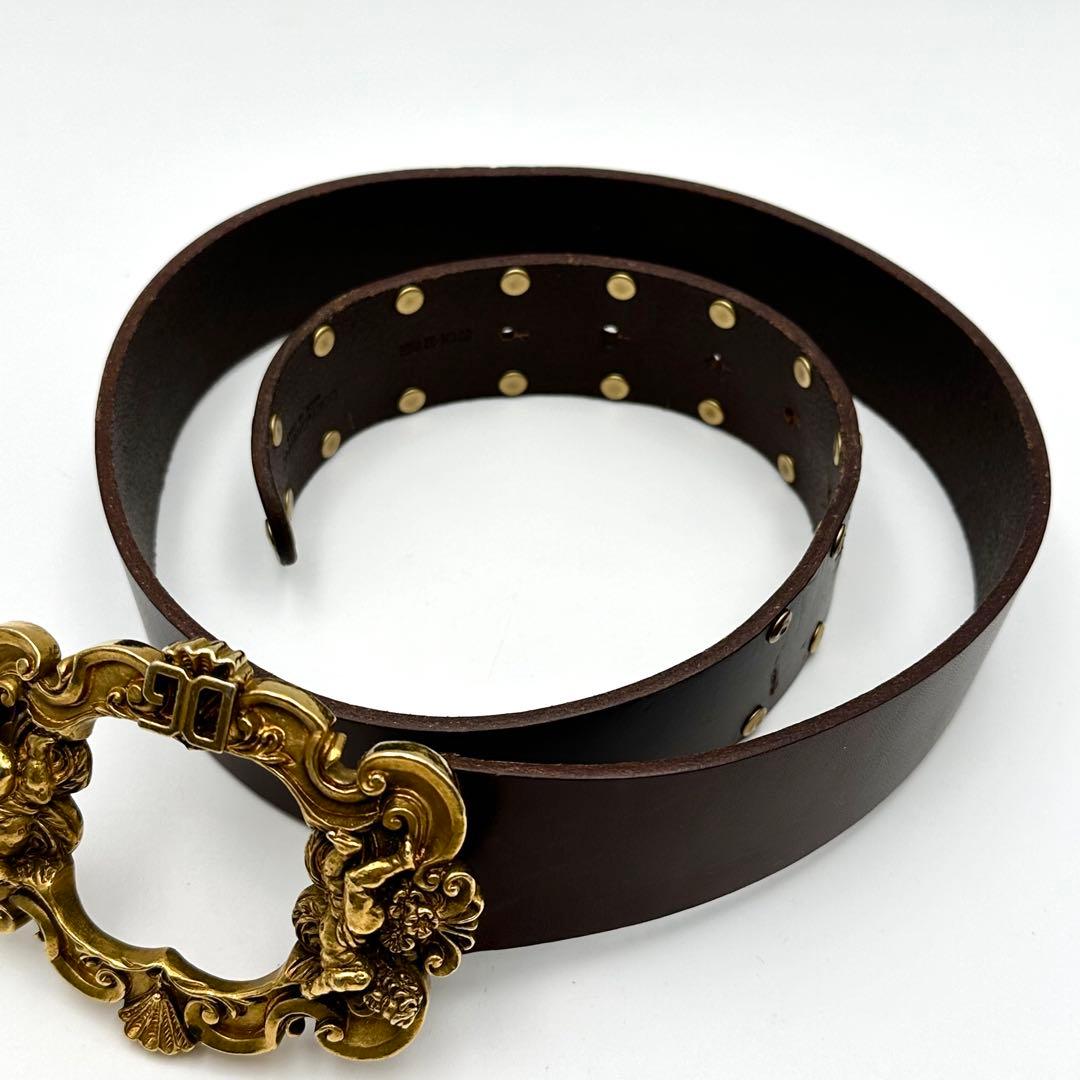 ドルチェ＆ガッパーナ D&G ロゴ ゴールド金具 ベルト ドルガバ
