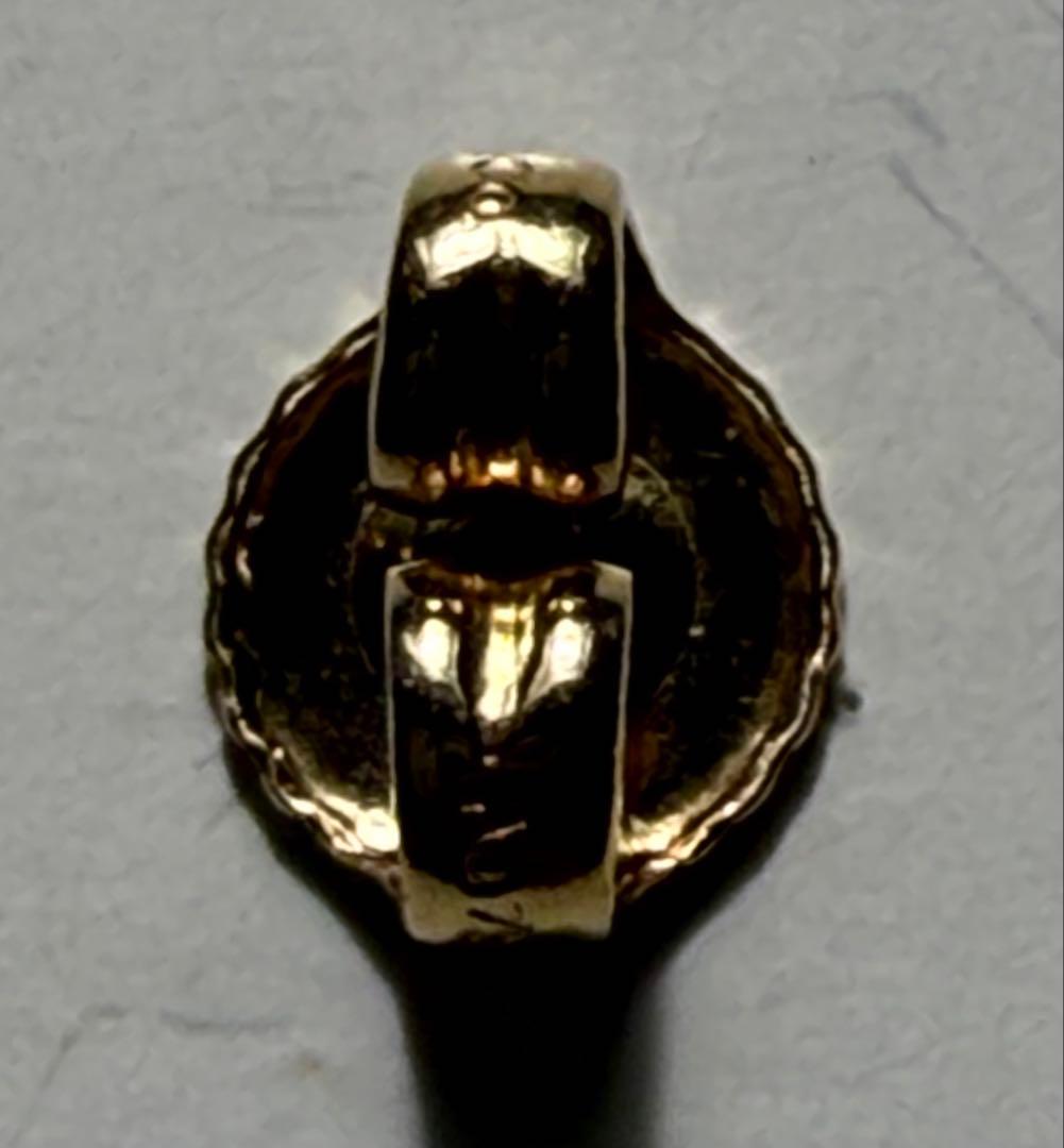 R*長様 片耳用 ティファニー K18 バイザヤード ダイヤ ピアス　極美品