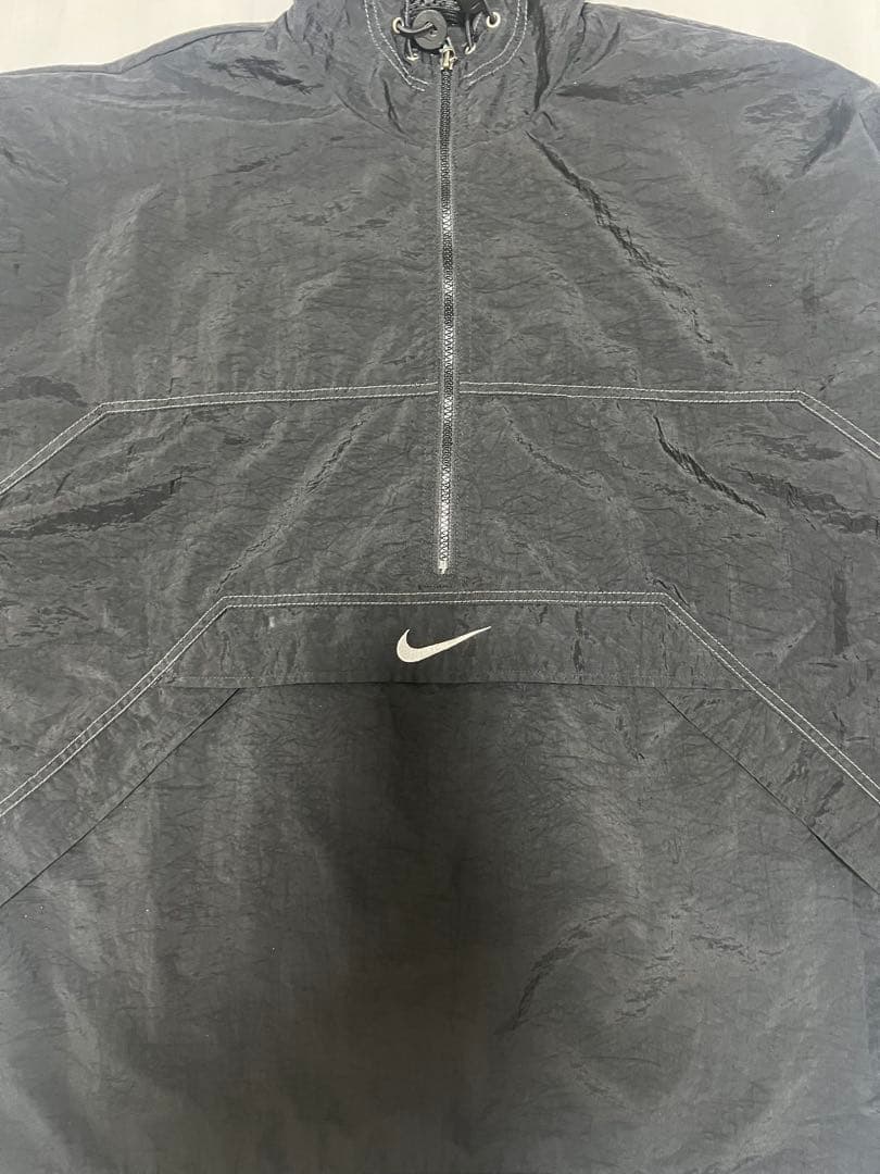 90s 銀タグ NIKE anorak parka M black