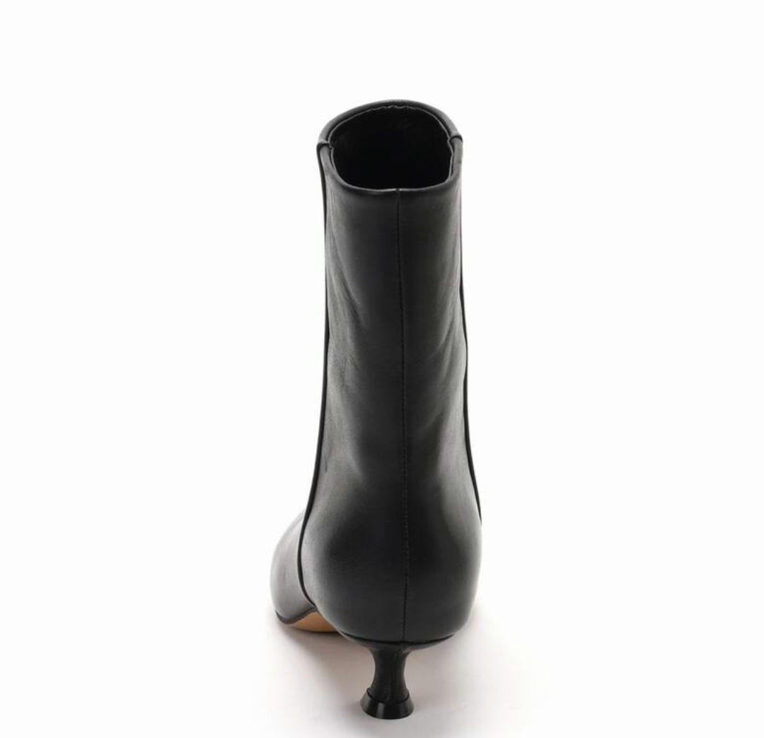 美品　SLOBE IENAレザーショートブーツ ブラック