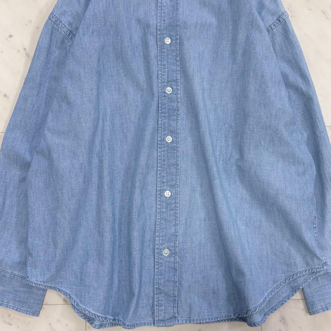 美品✨フレームワーク　ダンガリーシャツ　ゆったり　デニムシャツ　人気　ブルー