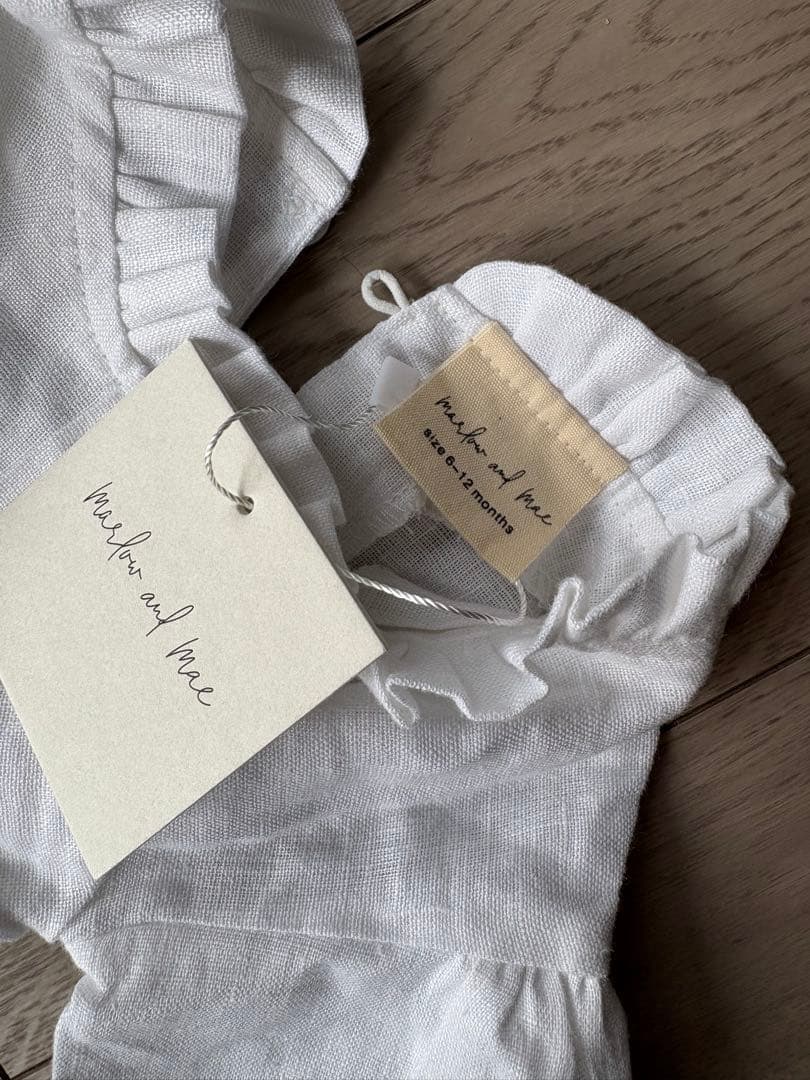 Marlow and Mae　Jean Romper 6-12M