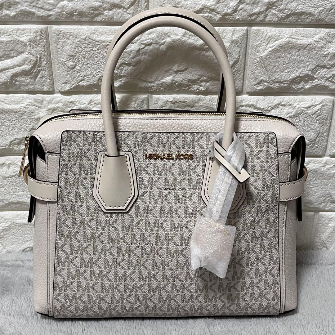 未使用✨マイケルコース ハンドバッグ ショルダー 2WAY PVC レザー 白