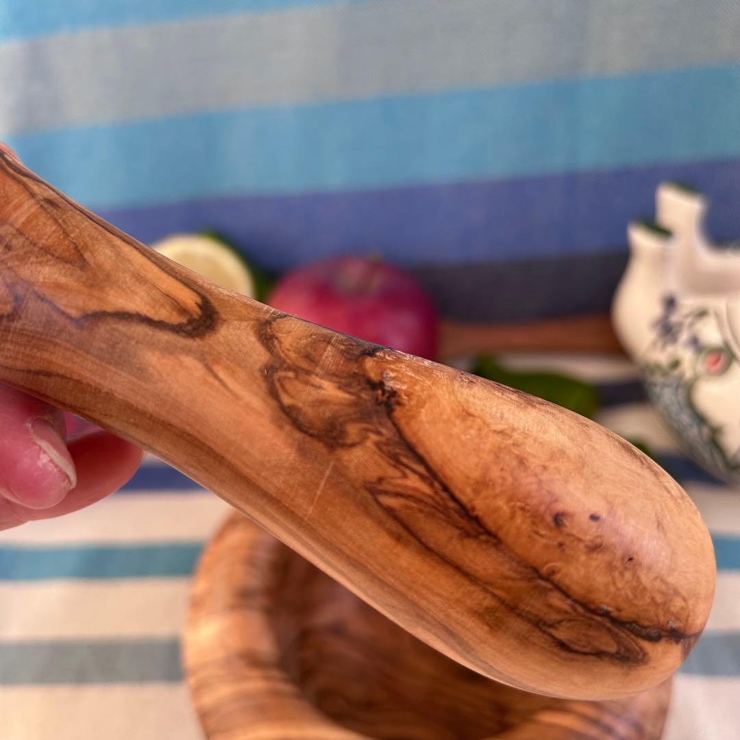 オリーブの木　スパイスマッシャー すり鉢すりこ木セットA