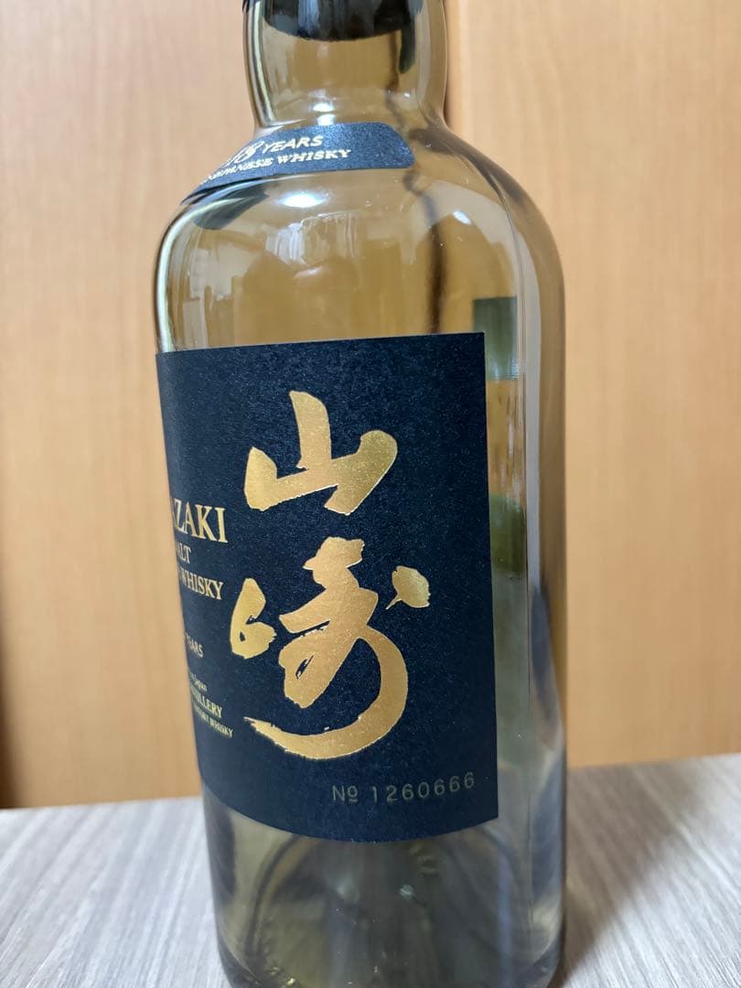 【空瓶/箱付】山崎 18年 シングルモルトウイスキー【未洗浄】
