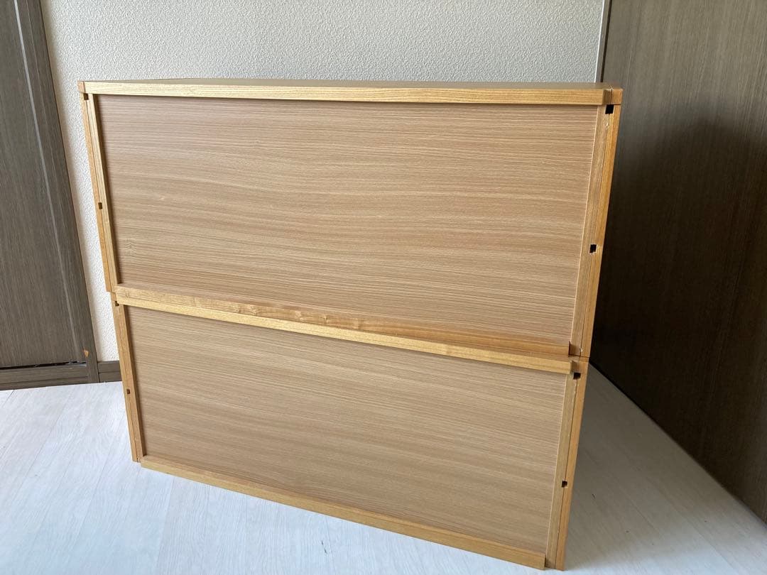 無印良品　フラップ扉ボックス　2個セット販売