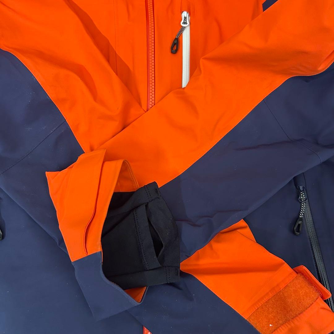 Mammut スキー スノーウェアセット オレンジ/ネイビー