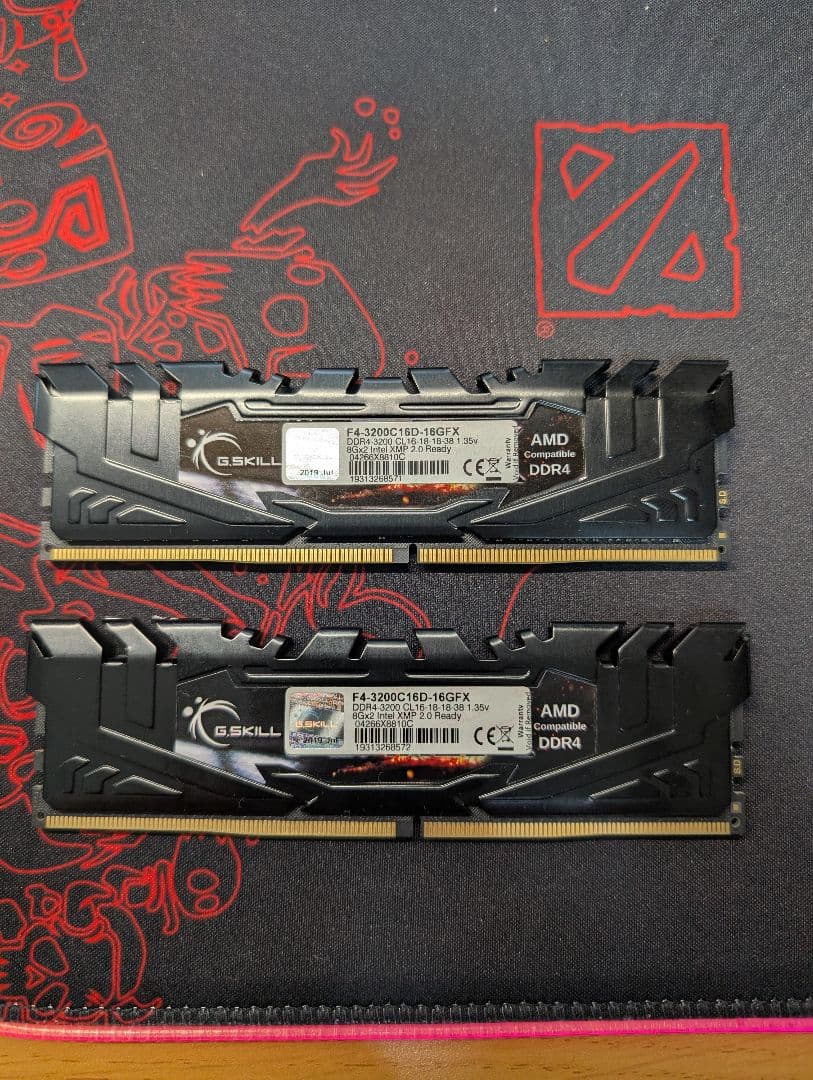 メモリー G.SKILL FLARE X DDR4 16GB 3200MHz