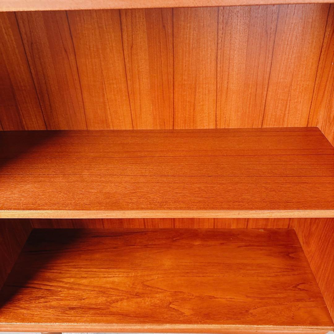 デンマーク　チーク材　ブックシェルフ　北欧家具　北欧ビンテージ