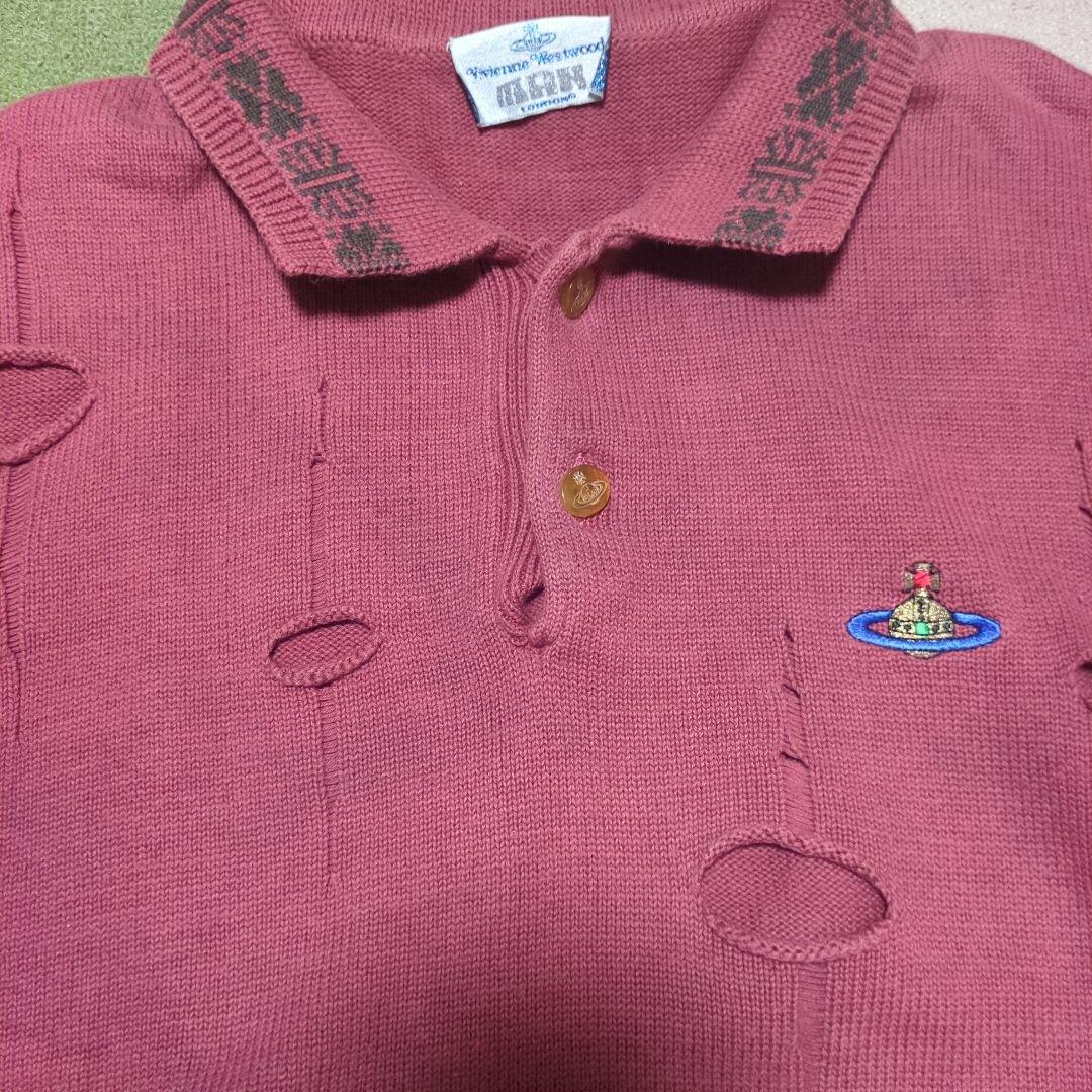 Vivienne Westwood　90sコレクション　コットンニットポロ