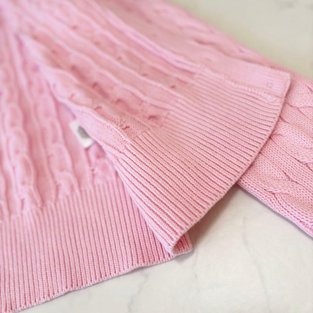 ポロ ラルフローレン コットン ニット ケーブル カーディガン 大人気✨極美品