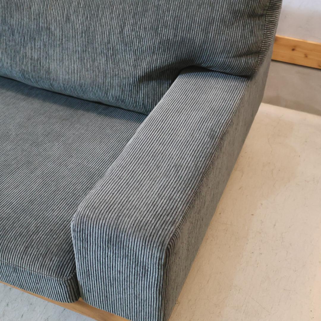 マスターウォール ウォールナット材 デニッシュ 3人掛けソファ ３シーター 3P