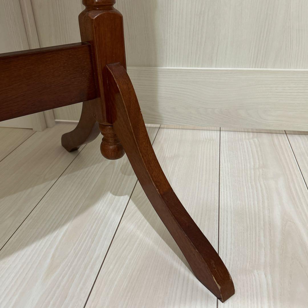 アンティーク調　スタンドミラー・ 姿見・木製・楕円形