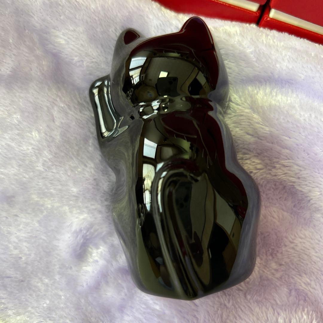 Baccarat バカラ　招き猫　クリア　ミッドナイト