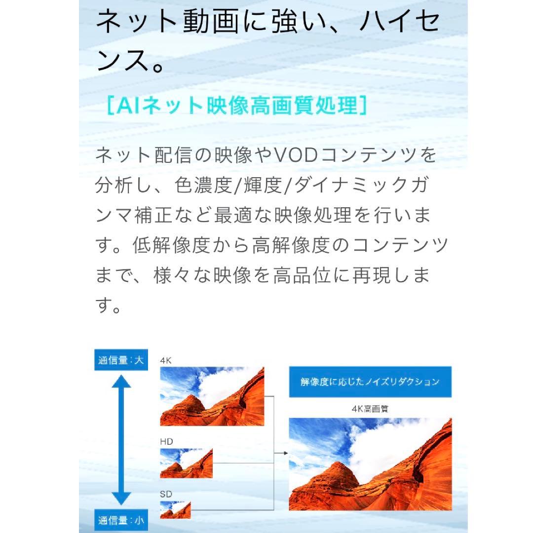 【極美品】※手渡し希望 ※発送も対応可能 65V型 液晶テレビ 65E6G