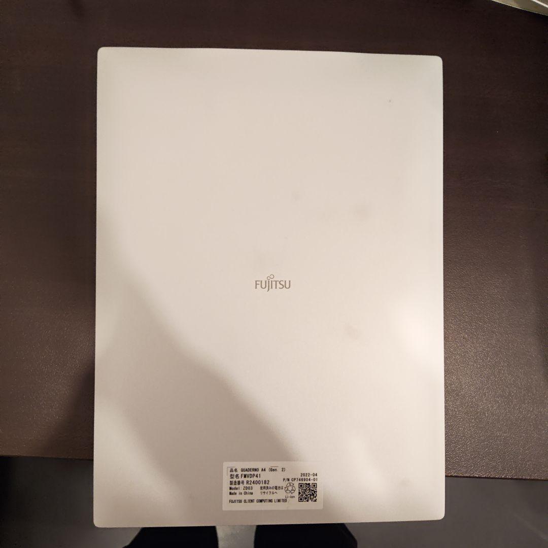 Fujitsu QUADERNO 電子書籍リーダー 本体gen2/第2世代