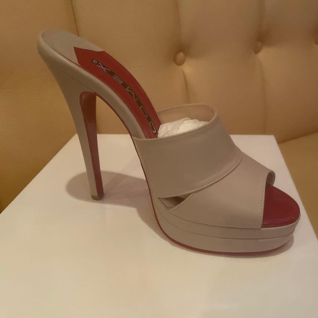 peace 【箱付き美品】COMEX ベージュ ハイヒール サンダル