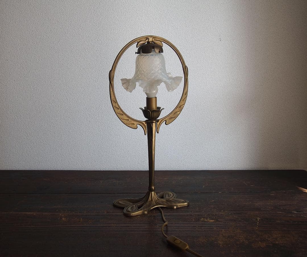 ナイトスタンド 照明 テーブルランプ アールデコデザインデスクランプ /K236