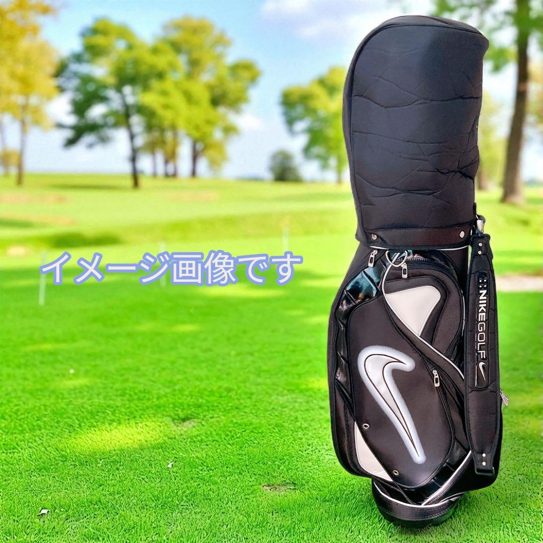 NIKE GOLF キャディバッグ 6口 フード付き 廃盤品 希少 レア BK