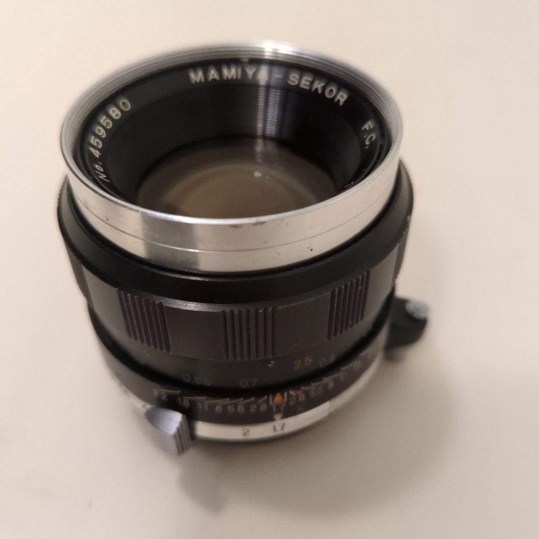 MAMIYA SEKOR F.C. 1.7/58 +特製Leica Mアダプター