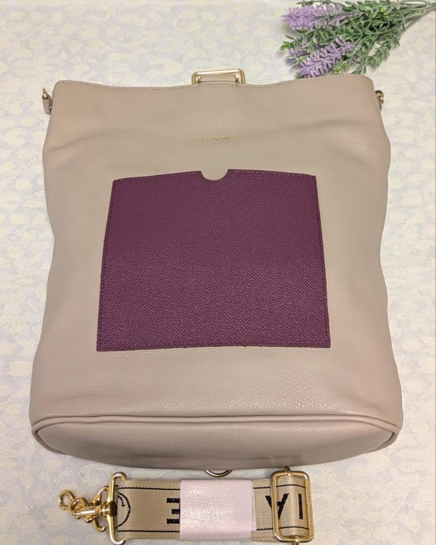 【美品】IANNE　❤️MONIQUE(モニク)❤️　グレー×パープル