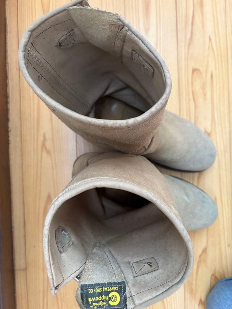 chippewa チペワ　エンジニアブーツ　スエード　9E