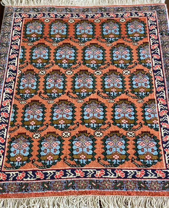 ヴィンテージ アルデビル産 ペルシャ絨毯 95.5cm×78cm