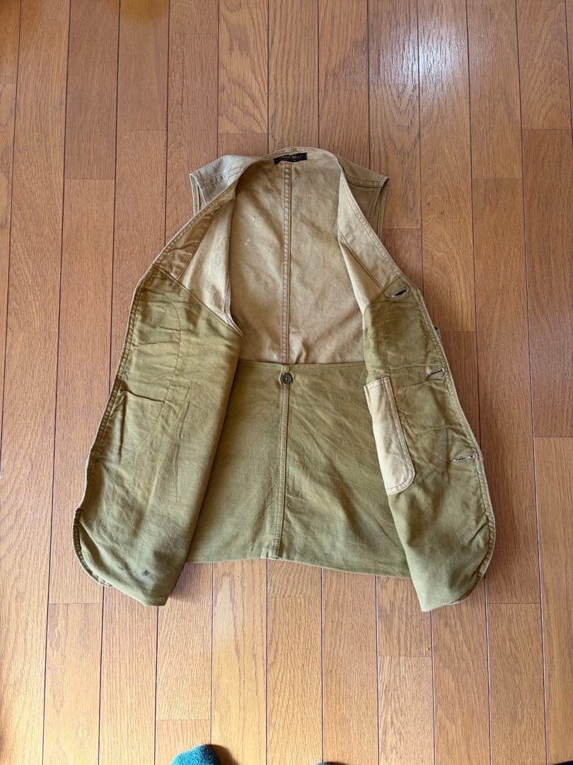 hettrick 40s ハーフムーン　ハンティングベスト