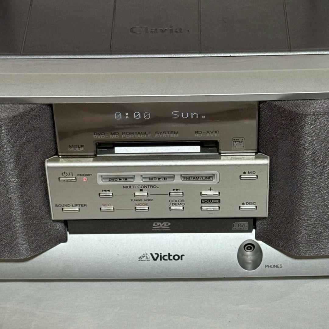 Victor DVD MD ポータブルシステム Clavia RD-XV10