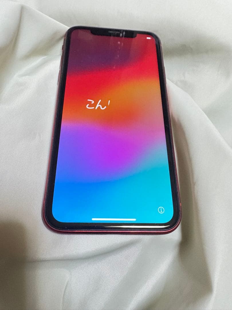 iPhone XR 64GBレッド　美品　修理水没歴無し