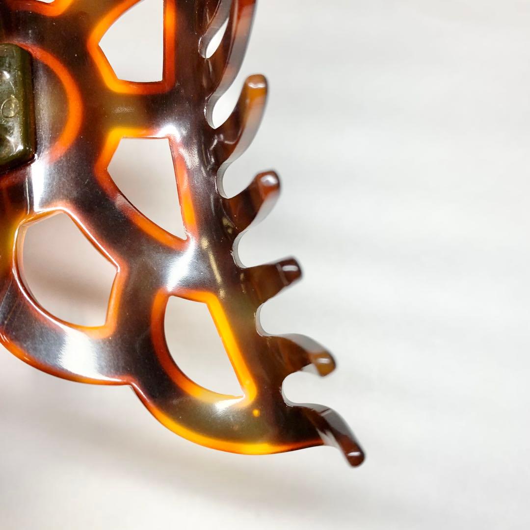 アレクサンドルドゥパリ ヘアクリップ シャンデリア Lサイズ ブラウン系