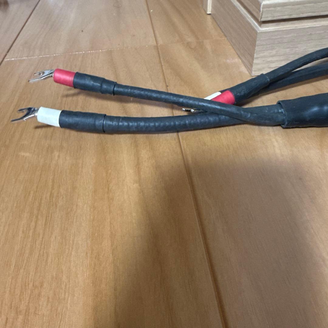 柳田オーディオ　2m50cmスピーカーケーブル　Yラグ仕様