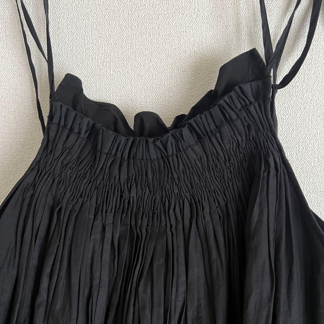 curensology コットンシルクギャザーキャミソール