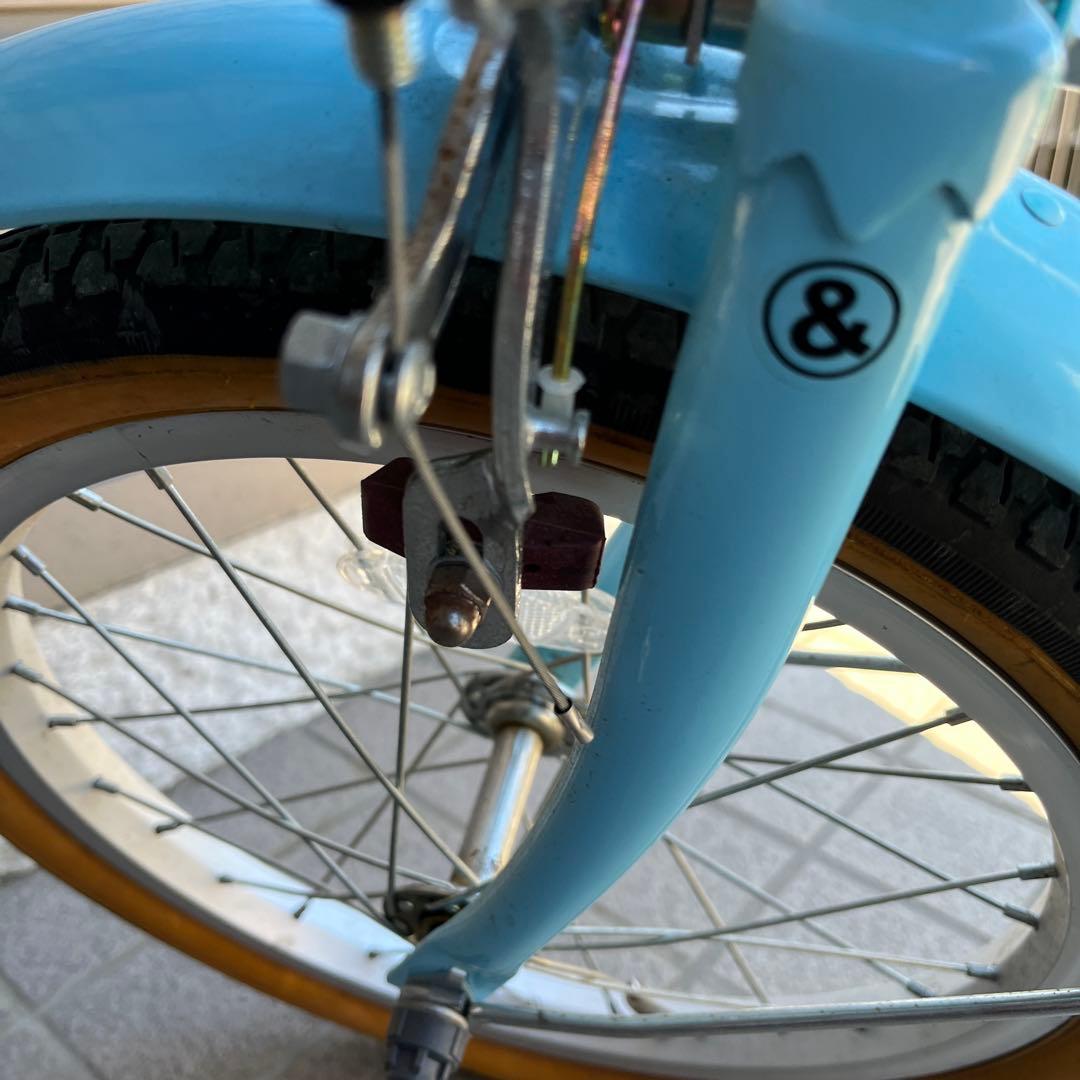 ai design WORKS 子供用自転車 水色