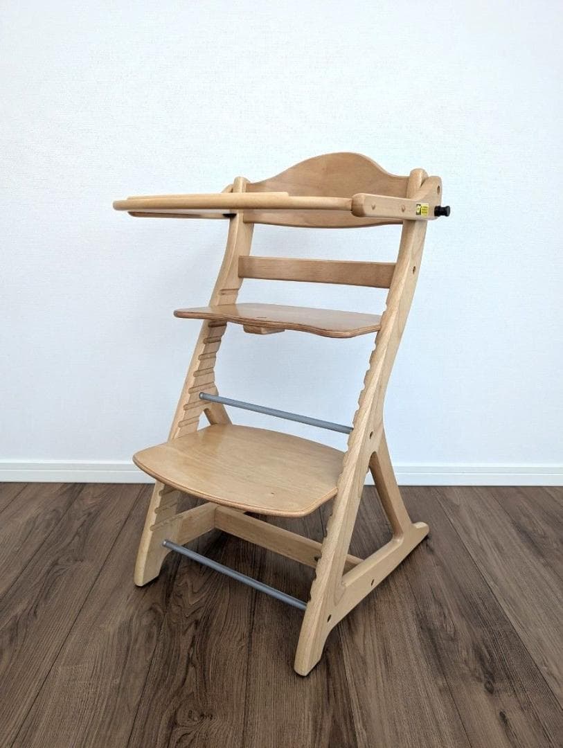 【美品】大和屋　すくすくチェアスリムプラス　テーブル付き