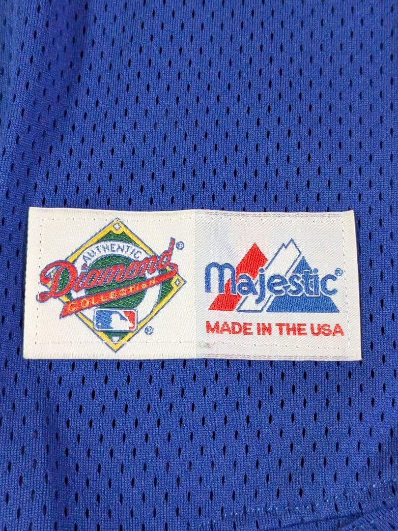 90s USA製 マジェスティック　メッツ 吉井理人 ユニフォーム　Ｍ ブルー
