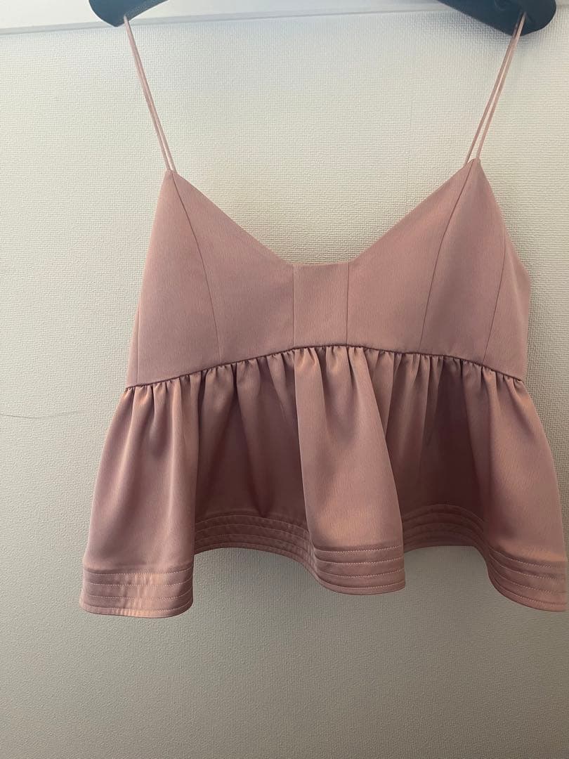 machatt マチャット　サテン　フレア　キャミソール