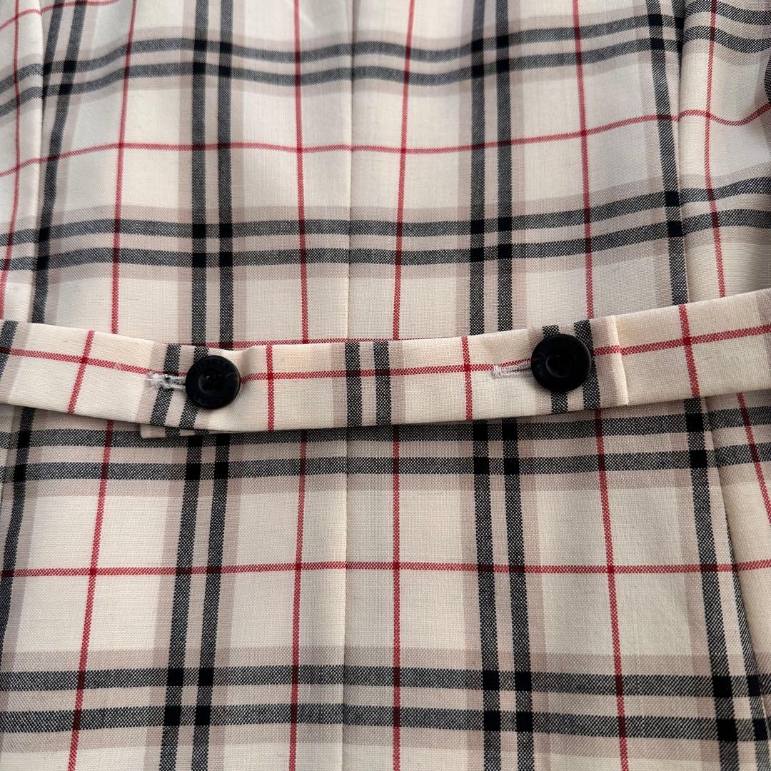 美品 バーバリー ラップワンピース ノバチェック ノースリーブ ベルト 150