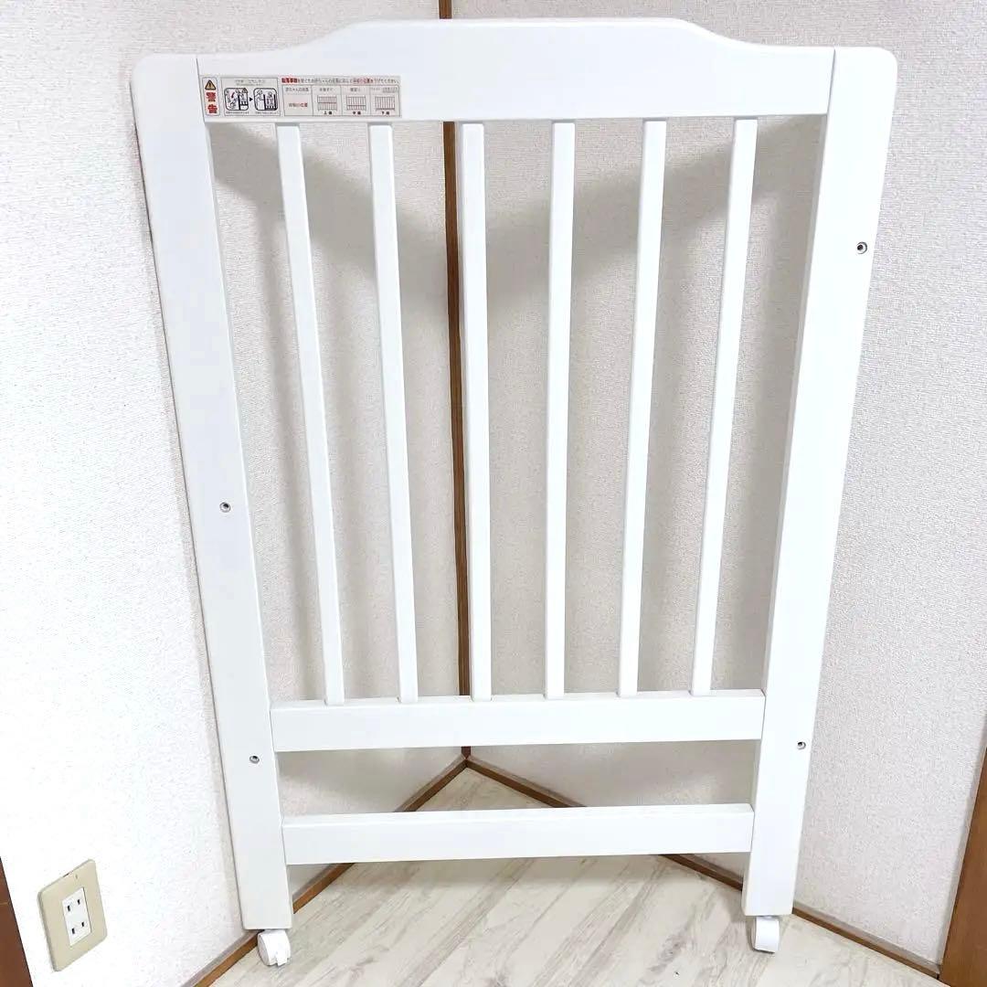 付属品完備 KATOJI ハイシートベビーベッド ホワイト 02021