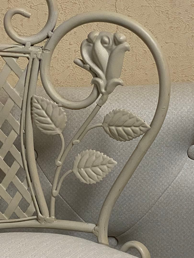 ロココ♦️ローズモチーフ♦️ホワイト シャビー♦️傘立て 長物の収納♦️送料込