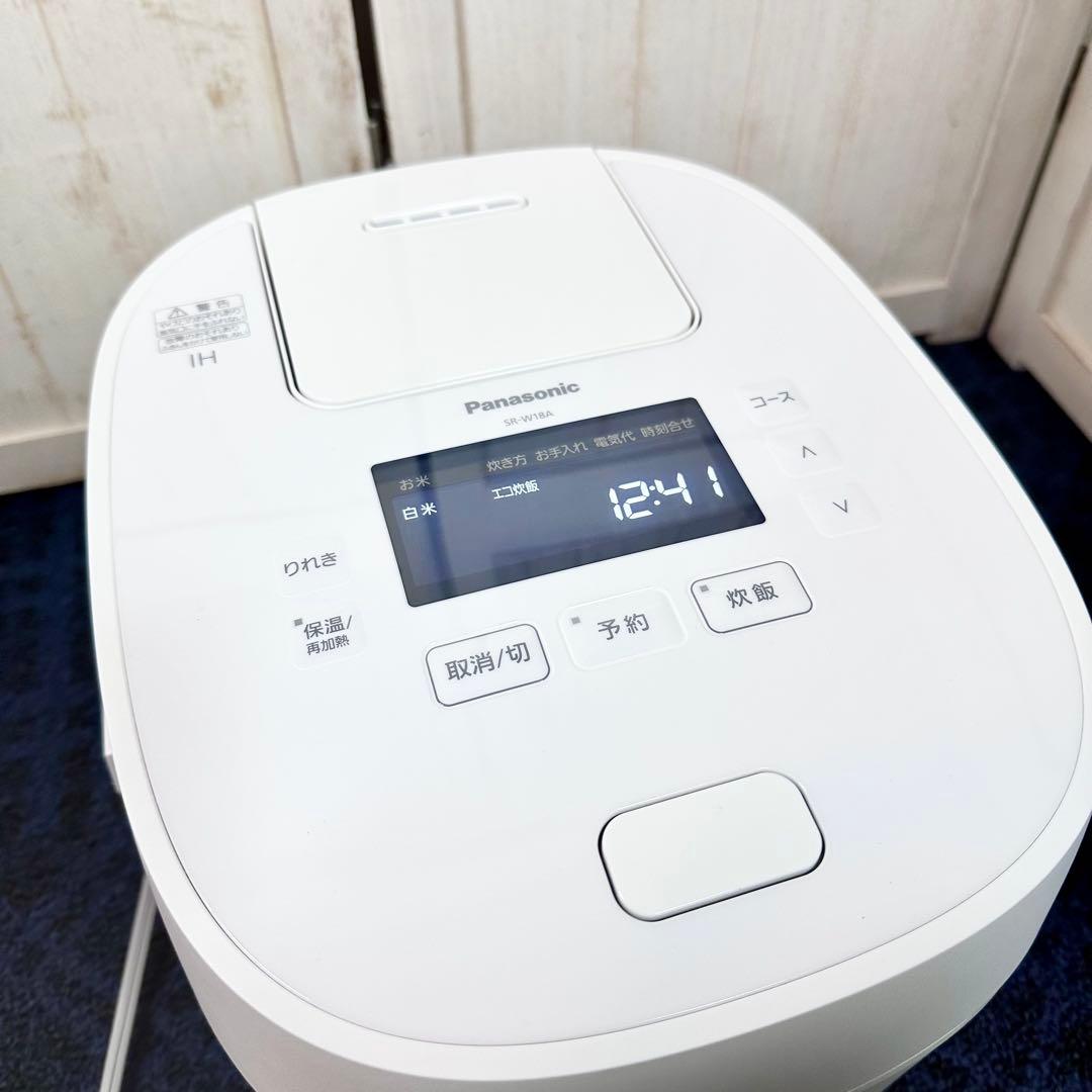 Panasonic パナソニック 可変圧力IHジャー炊飯器 SR-W18A 1升
